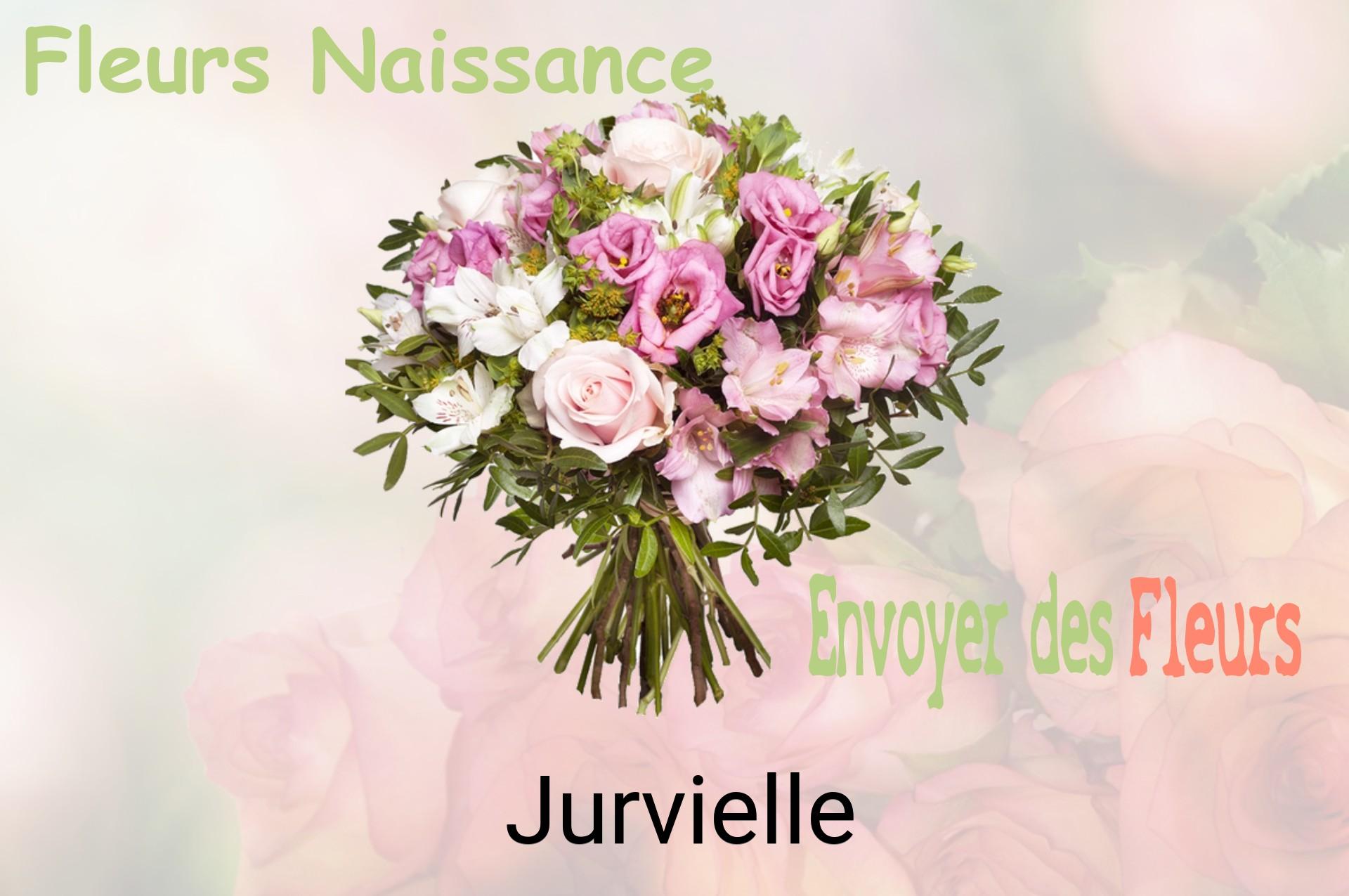 Bouquet de fleurs de naissance livré à Jurvielle